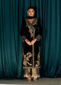 Umsha | Velvet Code | Midnight Aura by Umsha - Designer Dress  - Type : Ladies Clothes - Available at Libayah - 100% Original 