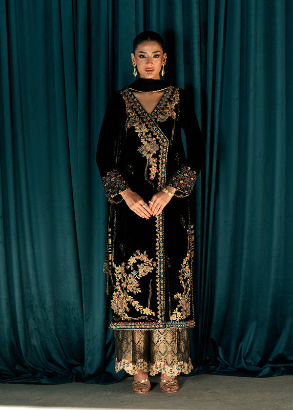 Umsha | Velvet Code | Midnight Aura by Umsha - Designer Dress  - Type : Ladies Clothes - Available at Libayah - 100% Original 