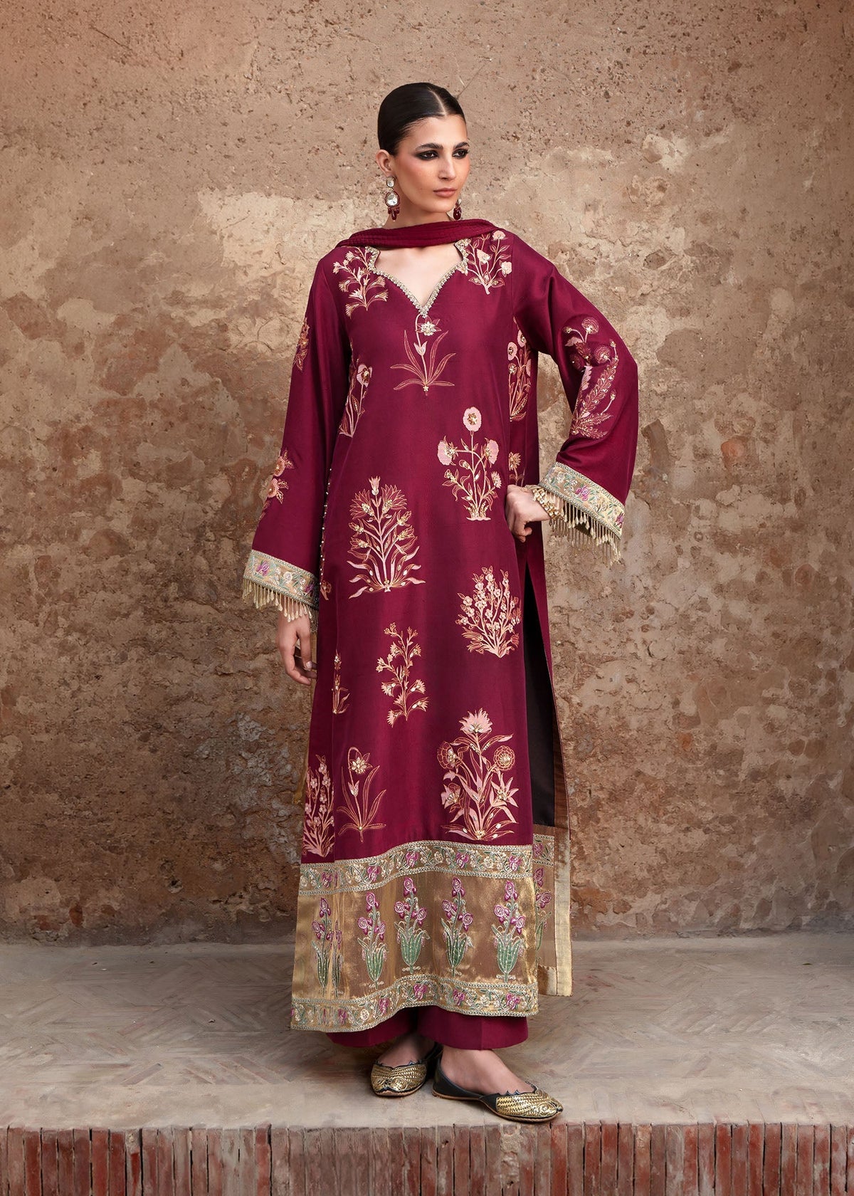 Sadaf Fawad Khan | Zeenat Formals 26 | Rangrez by Sadaf Fawad Khan - Designer Dress  - Type : Ladies Clothes - Available at Libayah - 100% Original 
