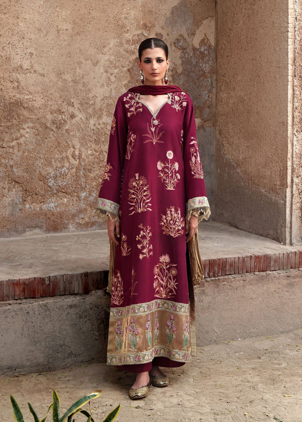 Sadaf Fawad Khan | Zeenat Formals 26 | Rangrez by Sadaf Fawad Khan - Designer Dress  - Type : Ladies Clothes - Available at Libayah - 100% Original 