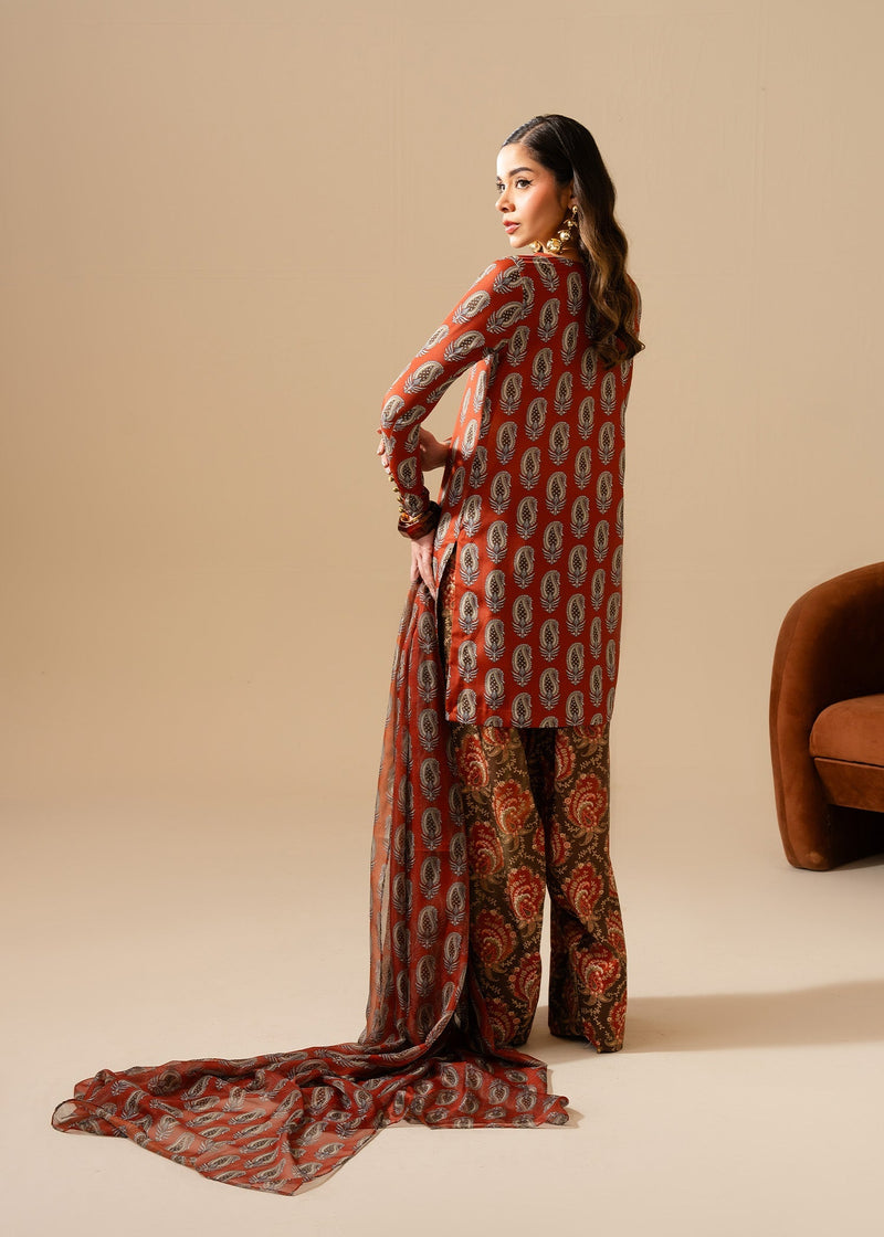 Maria Osama Khan | Retro Vol 3 | Lara by Maria Osama Khan - Designer Dress - Type: Ladies Clothes - Available at Libayah - 100% Original
