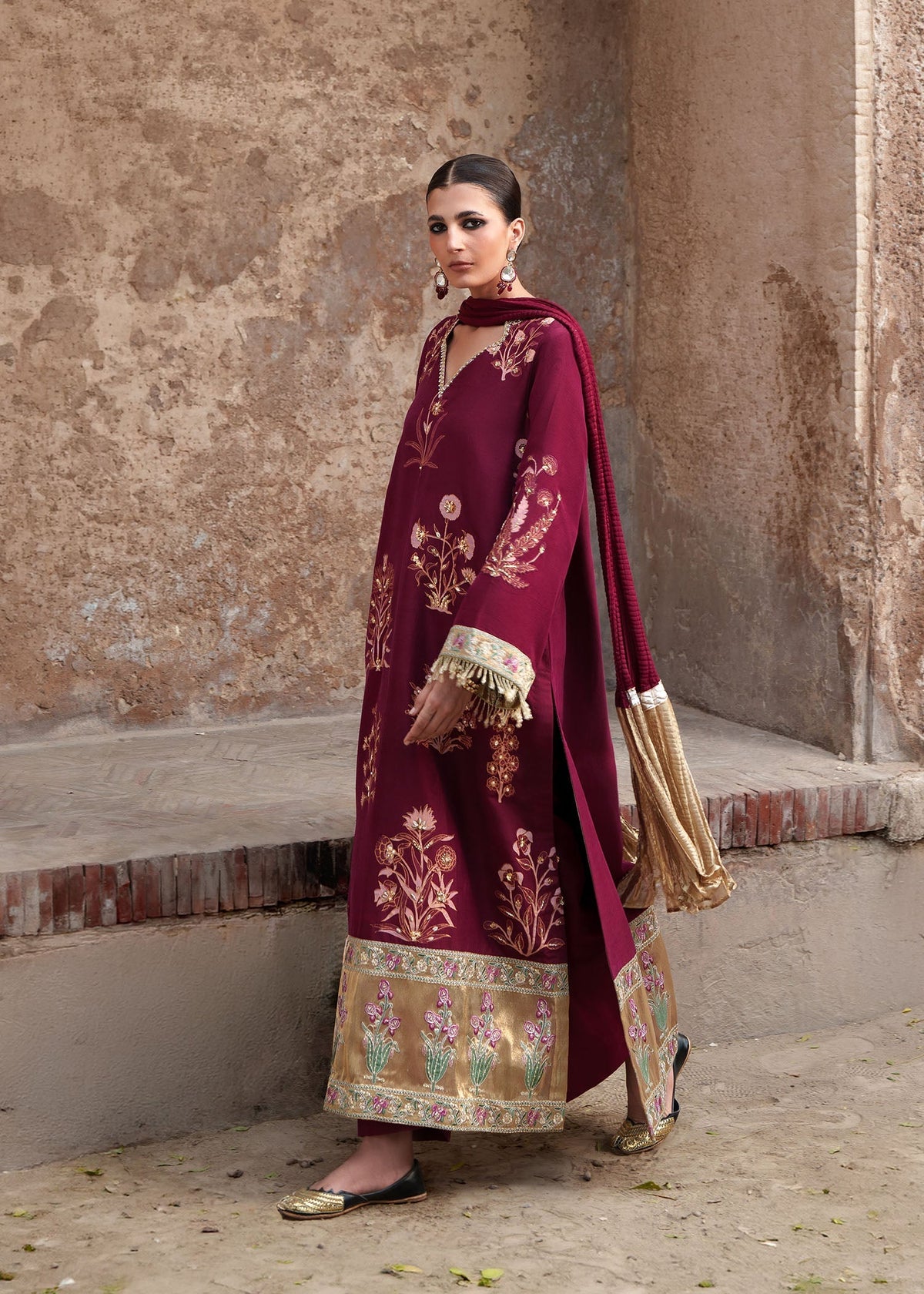 Sadaf Fawad Khan | Zeenat Formals 26 | Rangrez by Sadaf Fawad Khan - Designer Dress  - Type : Ladies Clothes - Available at Libayah - 100% Original 