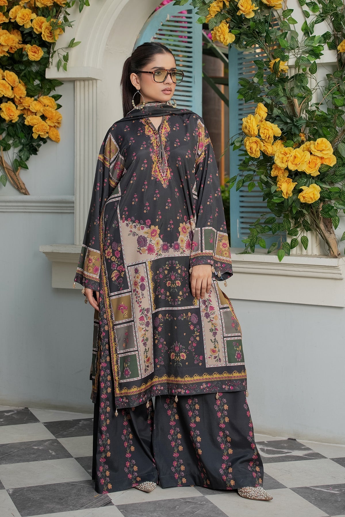 Maryams | Lawn Edit 26 | Clover by Maryams - Designer Dress  - Type : Ladies Clothes - Available at Libayah - 100% Original 