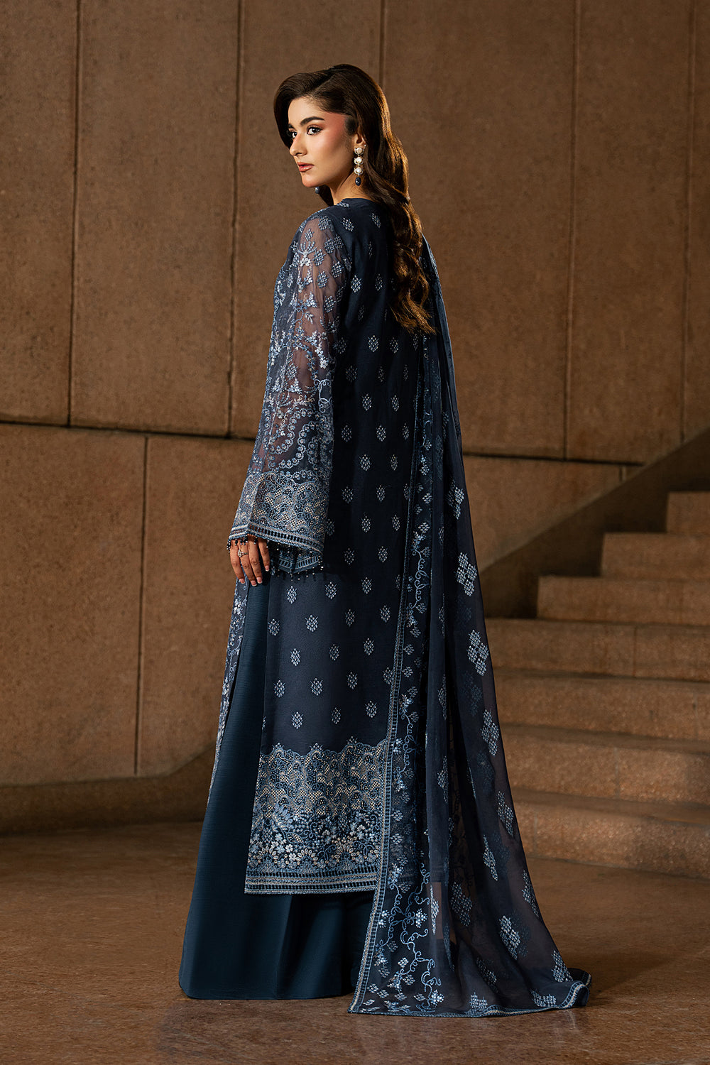 Lavish Premium | Lazawal Formals | Sapphire Veil by Lavish Premium - Designer Dress  - Type : Ladies Clothes - Available at Libayah - 100% Original 