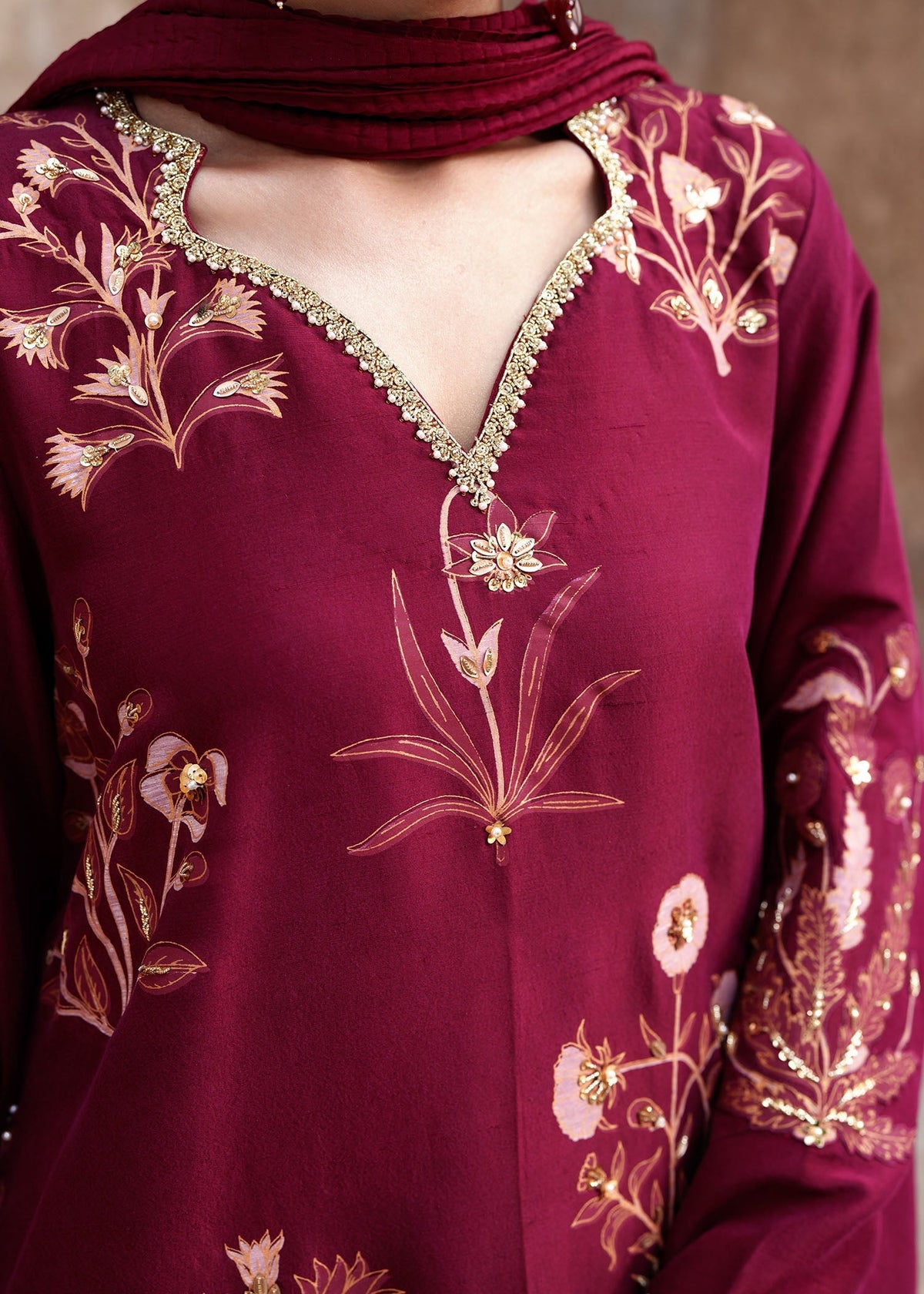 Sadaf Fawad Khan | Zeenat Formals 26 | Rangrez by Sadaf Fawad Khan - Designer Dress  - Type : Ladies Clothes - Available at Libayah - 100% Original 