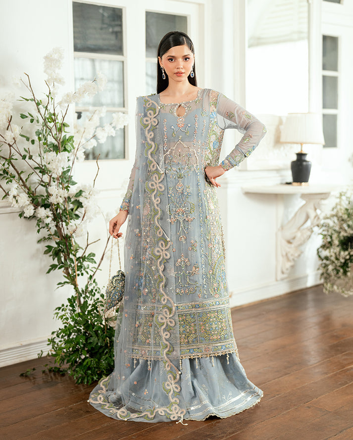 Jashn e Jahanara – authentic Pakistani dress from the Mushq Sham Shandaar Festive collection for women in the UK