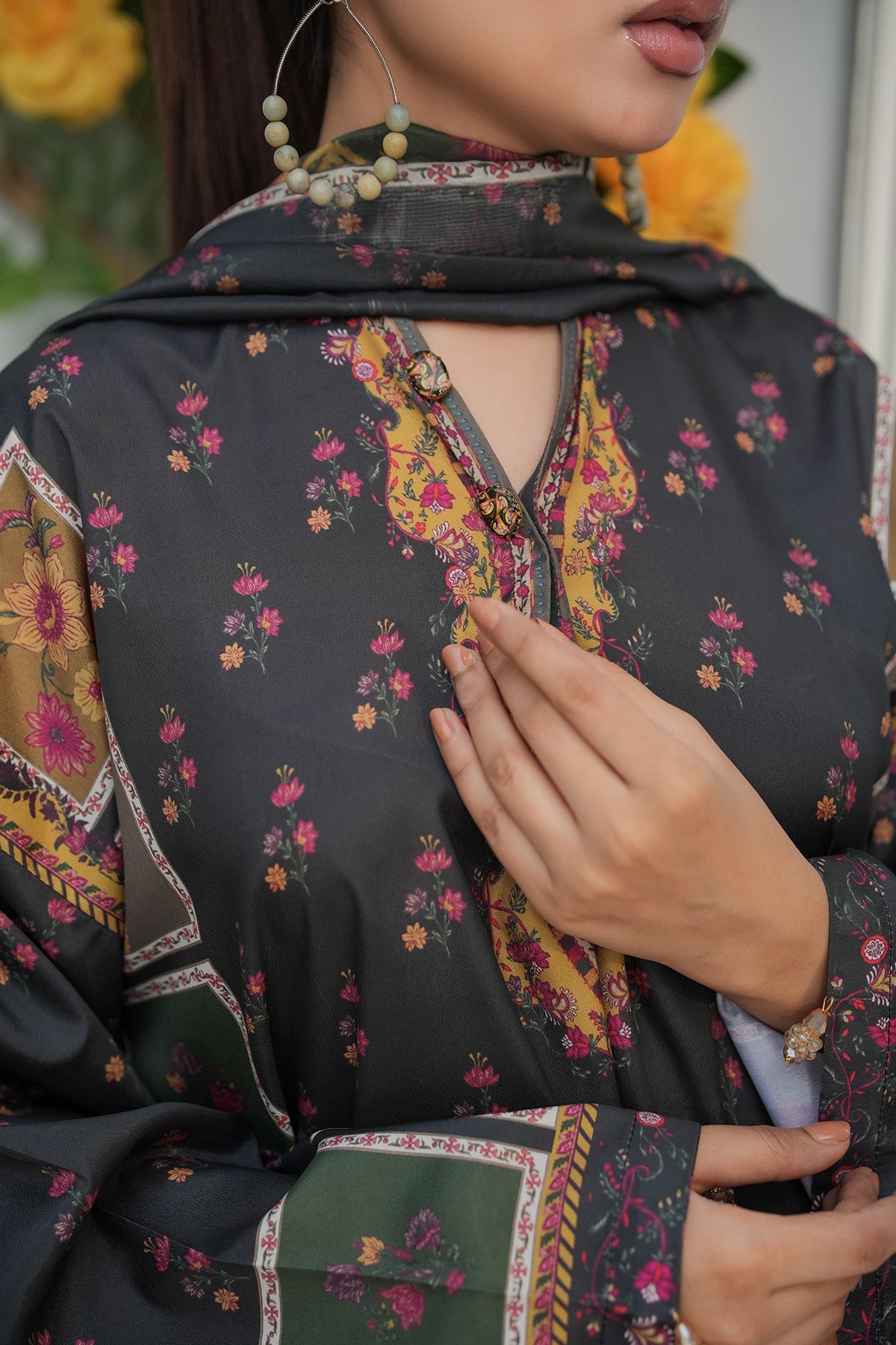 Maryams | Lawn Edit 26 | Clover by Maryams - Designer Dress  - Type : Ladies Clothes - Available at Libayah - 100% Original 