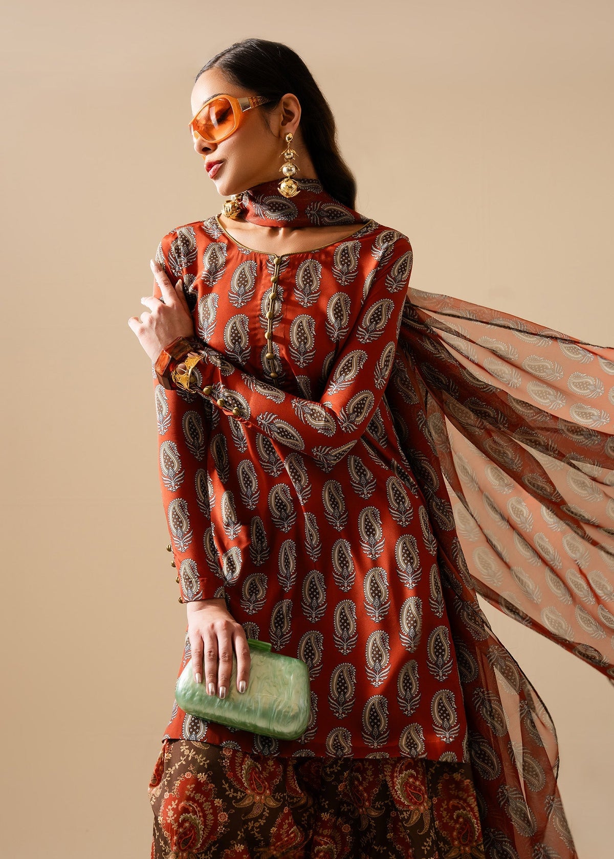 Maria Osama Khan | Retro Vol 3 | Lara by Maria Osama Khan - Designer Dress - Type: Ladies Clothes - Available at Libayah - 100% Original