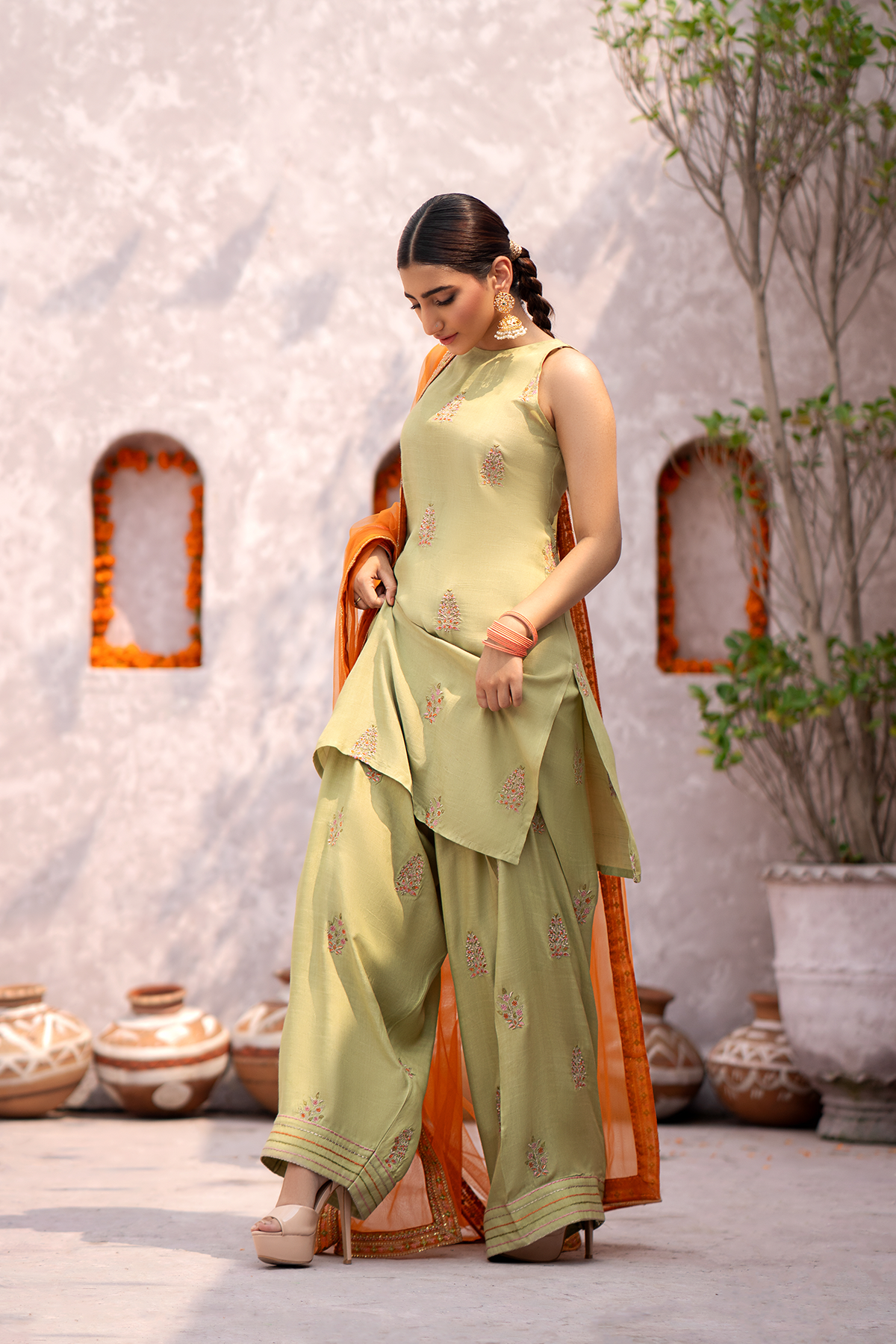 Erum Khan | Sakhiyan Formals | GULBAHAR by Erum Khan - Designer Dress - Type: Formal - Available at Libayah - 100% Original