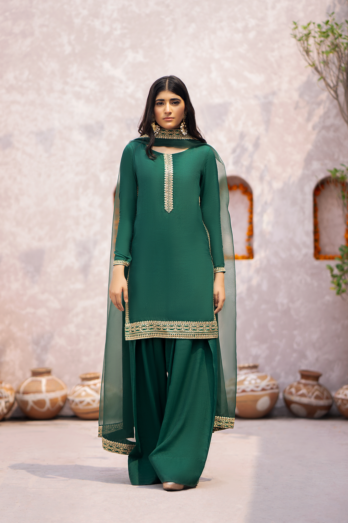 Erum Khan | Sakhiyan Formals | LILY by Erum Khan - Designer Dress - Type: Formal - Available at Libayah - 100% Original
