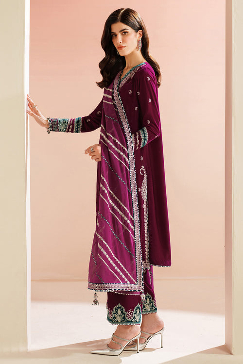 VVF D-6 – authentic Pakistani formal dress from the Jazmin Velvet Vogue 25 collection for women in the UK.