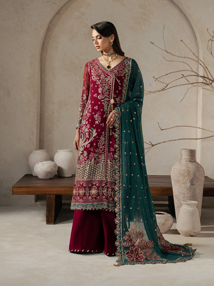 Gulaal | Inaaya Embroidered Chiffon 26 |Jinaan by Gulaal - Designer Dress  - Type : Ladies Clothes - Available at Libayah - 100% Original 