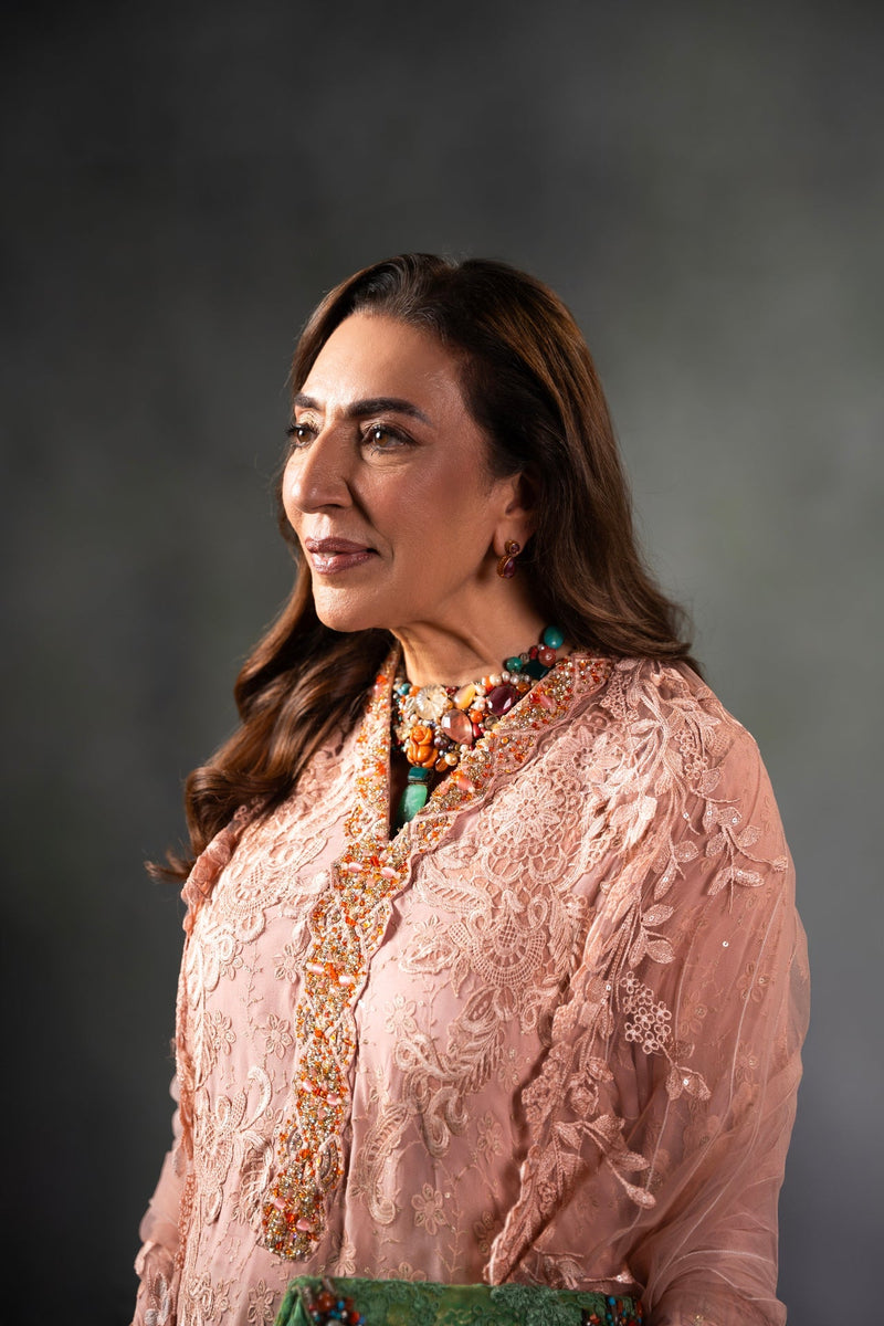 Nilofer Shahid | Mihrimah Formals | Zeneyp by Nilofer Shahid - Designer Dress  - Type : Ladies Clothes - Available at Libayah - 100% Original 