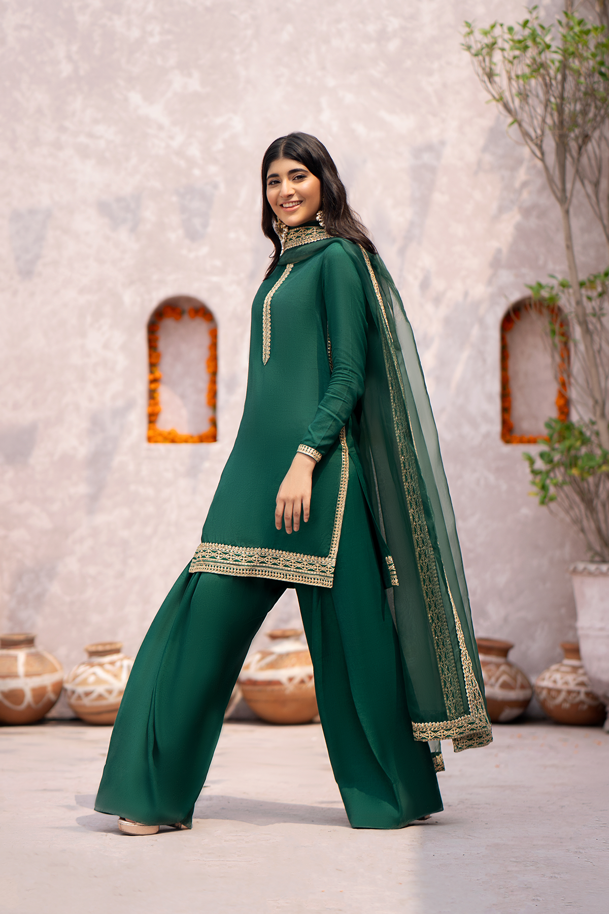 Erum Khan | Sakhiyan Formals | LILY by Erum Khan - Designer Dress - Type: Formal - Available at Libayah - 100% Original