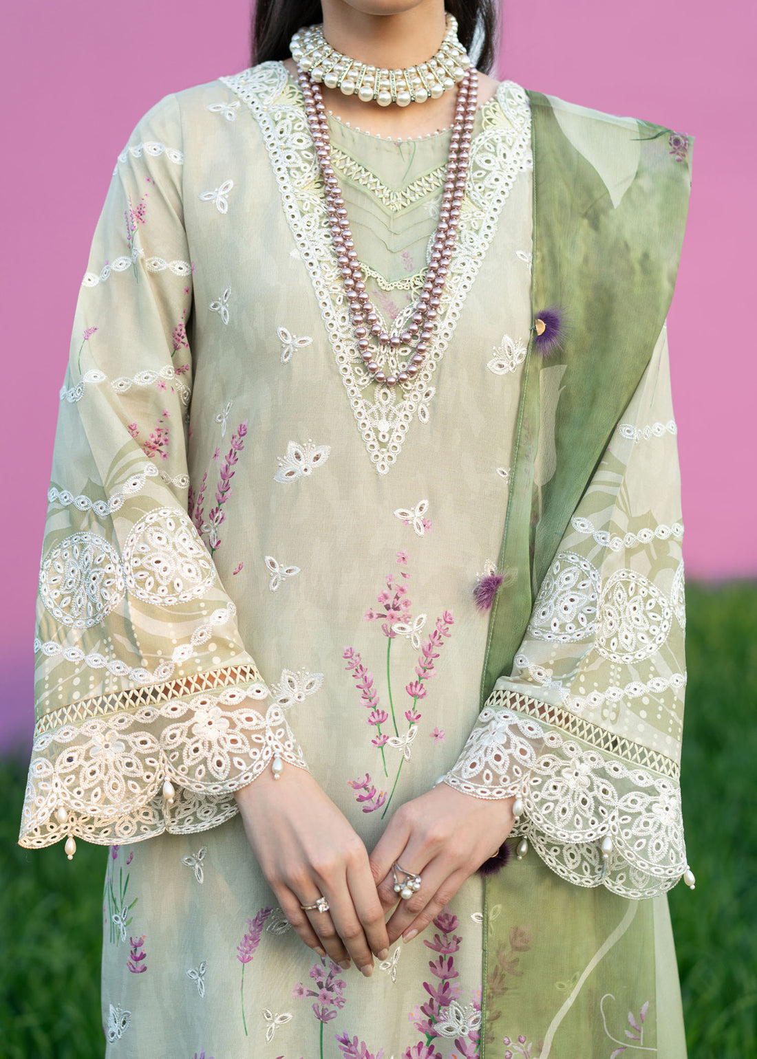 Sardinia | Printkari Lawn Edit 25 | Zinnia by Sardinia - Designer Dress - Type: Ladies Clothes - Available at Libayah - 100% Original
