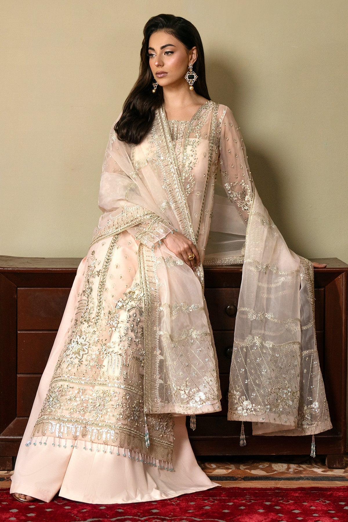 Mina Kashif | Kahani Formals | Rahina by Mina Kashif - Designer Dress - Type: Ladies Clothes - Available at Libayah - 100% Original