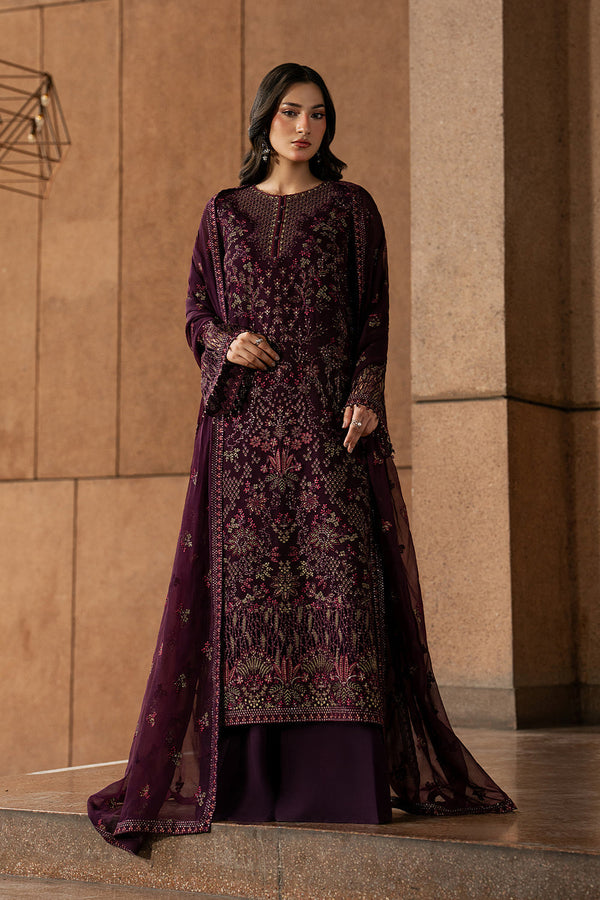 Lavish Premium | Lazawal Formals | MAROON MAJESTY by Lavish Premium - Designer Dress  - Type : Ladies Clothes - Available at Libayah - 100% Original 