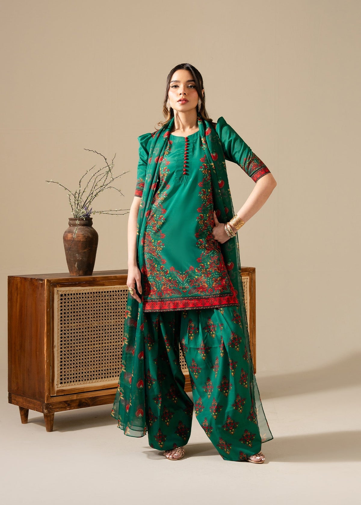 Maria Osama Khan | Retro Vol 3 | Vivian by Maria Osama Khan - Designer Dress - Type: Ladies Clothes - Available at Libayah - 100% Original