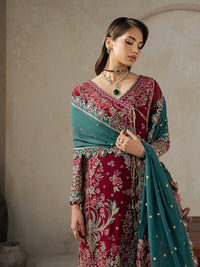 Gulaal | Inaaya Embroidered Chiffon 26 |Jinaan by Gulaal - Designer Dress  - Type : Ladies Clothes - Available at Libayah - 100% Original 