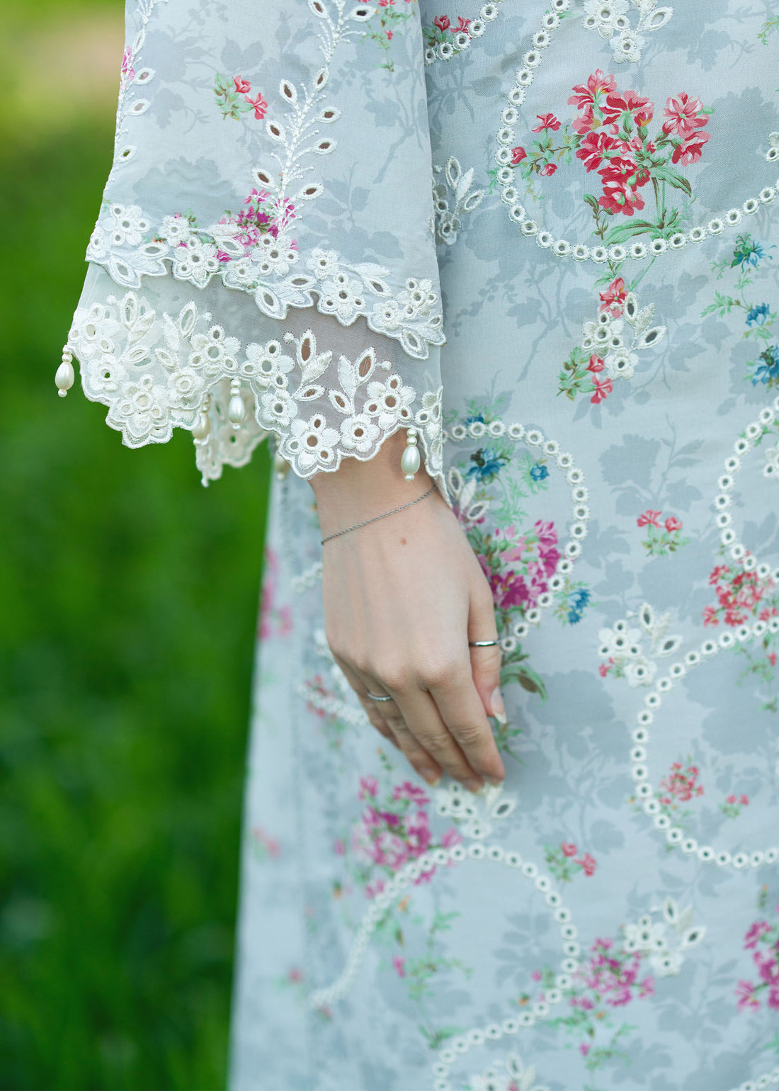 Sardinia | Printkari Lawn Edit 25 | Silver Bush by Sardinia - Designer Dress - Type: Ladies Clothes - Available at Libayah - 100% Original