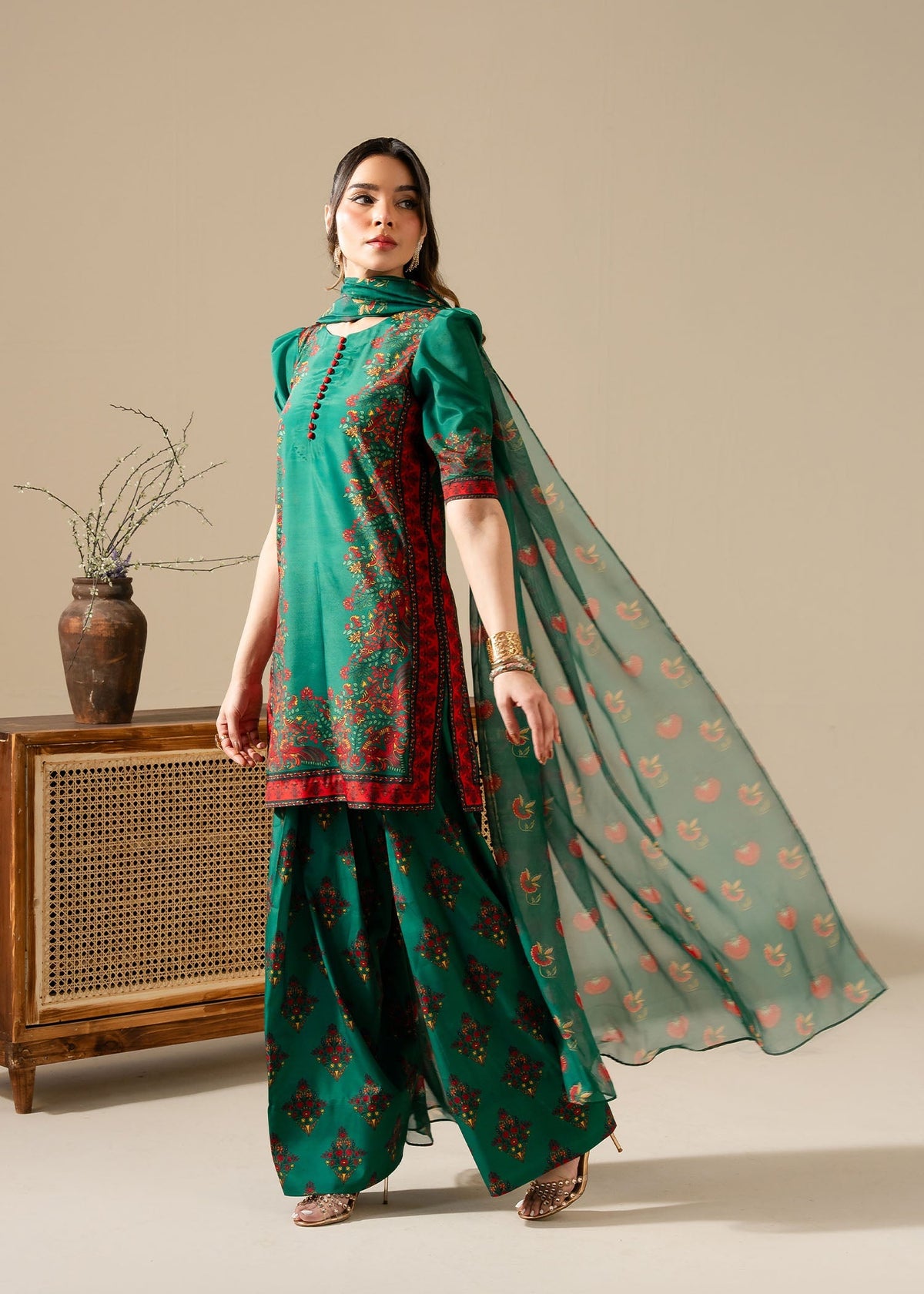 Maria Osama Khan | Retro Vol 3 | Vivian by Maria Osama Khan - Designer Dress - Type: Ladies Clothes - Available at Libayah - 100% Original