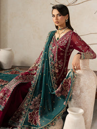 Gulaal | Inaaya Embroidered Chiffon 26 |Jinaan by Gulaal - Designer Dress  - Type : Ladies Clothes - Available at Libayah - 100% Original 