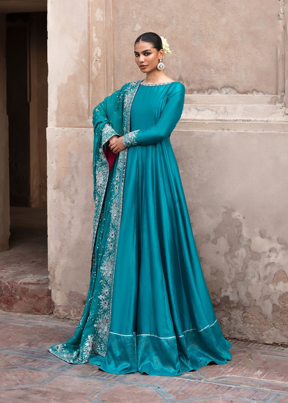 Sadaf Fawad Khan | Zeenat Formals 26 | Zarafshan by Sadaf Fawad Khan - Designer Dress  - Type : Ladies Clothes - Available at Libayah - 100% Original 