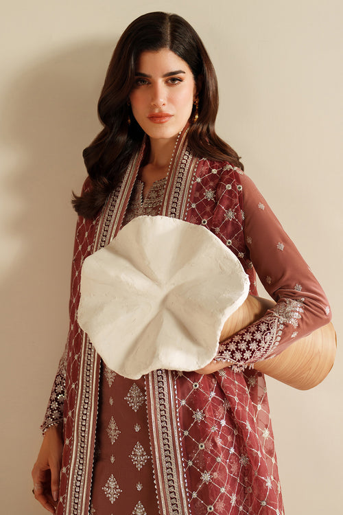 VVF D-3 – authentic Pakistani formal dress from the Jazmin Velvet Vogue 25 collection for women in the UK.