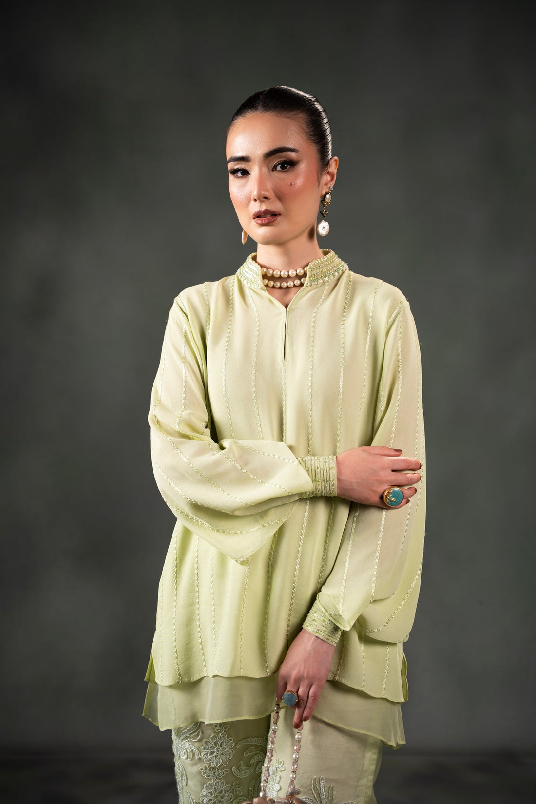 Nilofer Shahid | Mihrimah Formals | Aylin by Nilofer Shahid - Designer Dress  - Type : Ladies Clothes - Available at Libayah - 100% Original 
