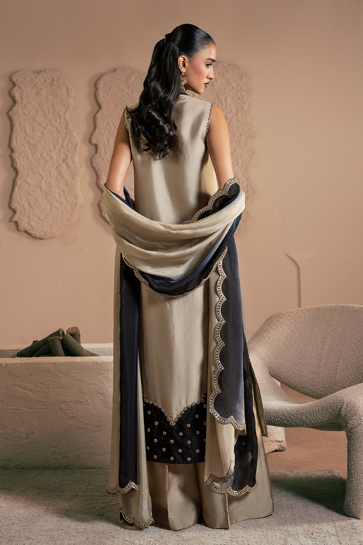 Mina Kashif | Emilie Formals | Zelina by Mina Kashif - Designer Dress - Type : Formal Dress - Available at Libayah - 100% Original