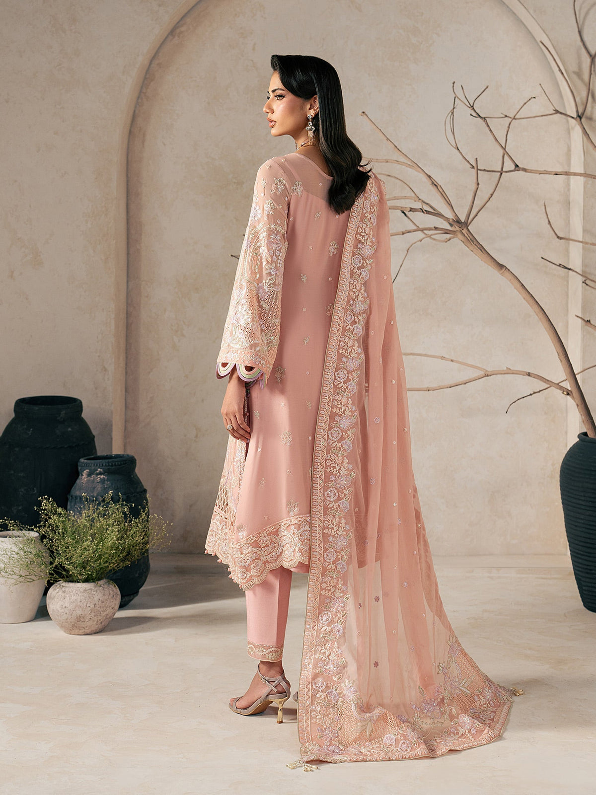 Gulaal | Inaaya Embroidered Chiffon 26 |Julian by Gulaal - Designer Dress  - Type : Ladies Clothes - Available at Libayah - 100% Original 
