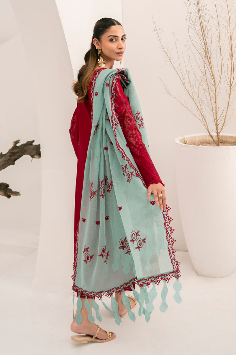 Qalamkar | Casual Pret Lawn | NM-02 GIA by Qalamkar - Designer Dress - Type: Ladies Clothes - Available at Libayah - 100% Original