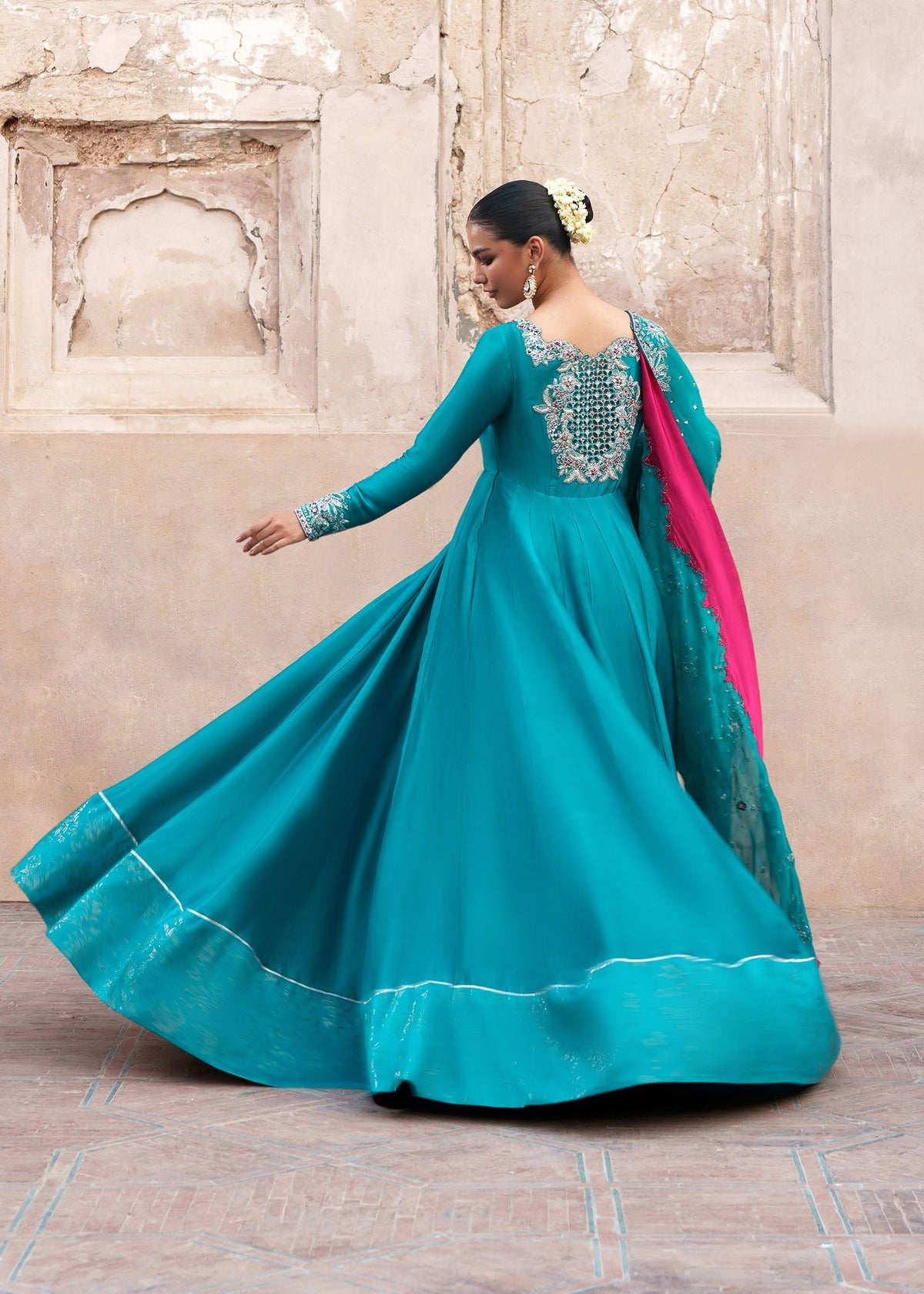 Sadaf Fawad Khan | Zeenat Formals 26 | Zarafshan by Sadaf Fawad Khan - Designer Dress  - Type : Ladies Clothes - Available at Libayah - 100% Original 