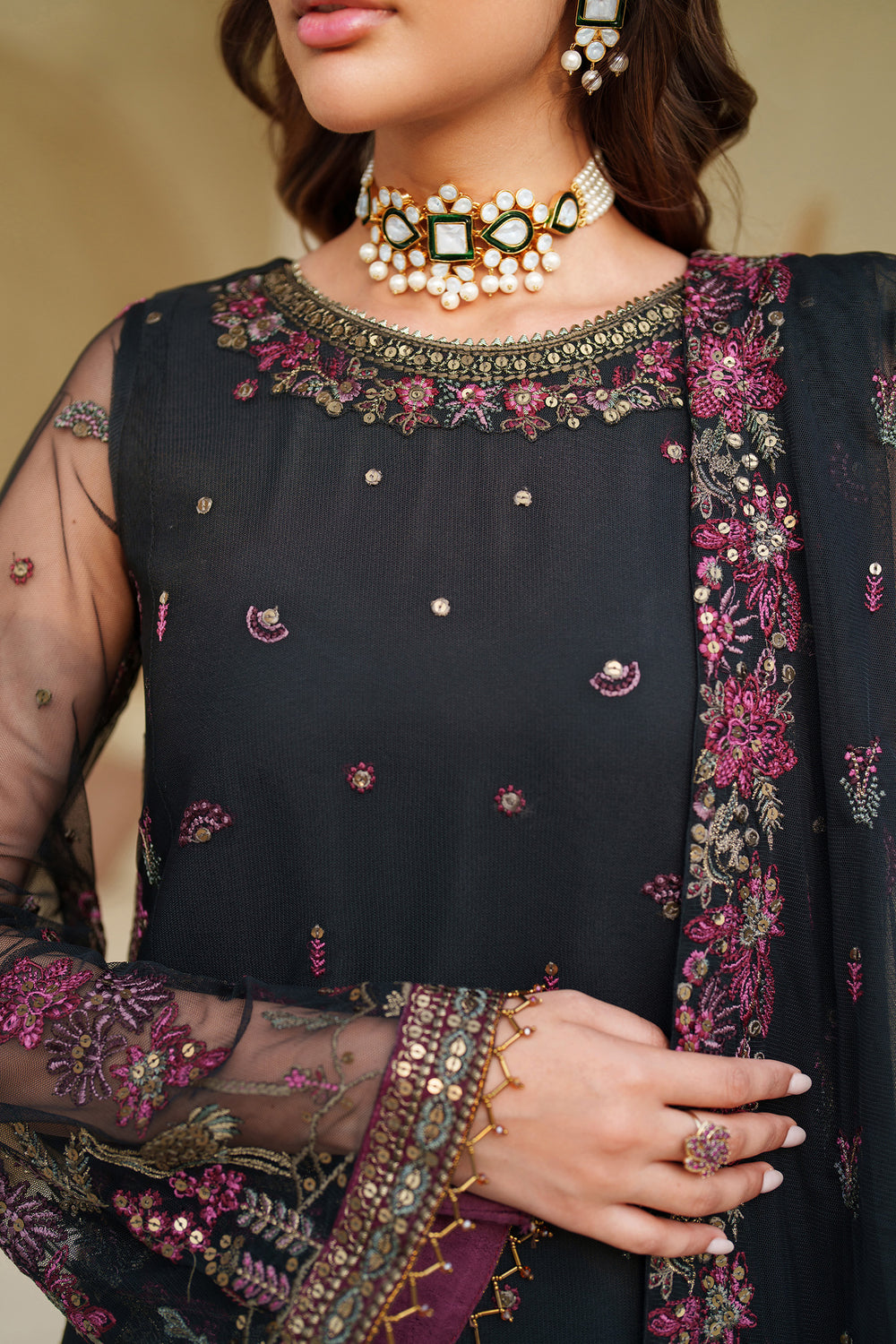 Zarif | Meesa Luxury Formals | Jemiha by Zarif - Designer Dress - Type : Ladies Clothes - Available at Libayah - 100% Original 