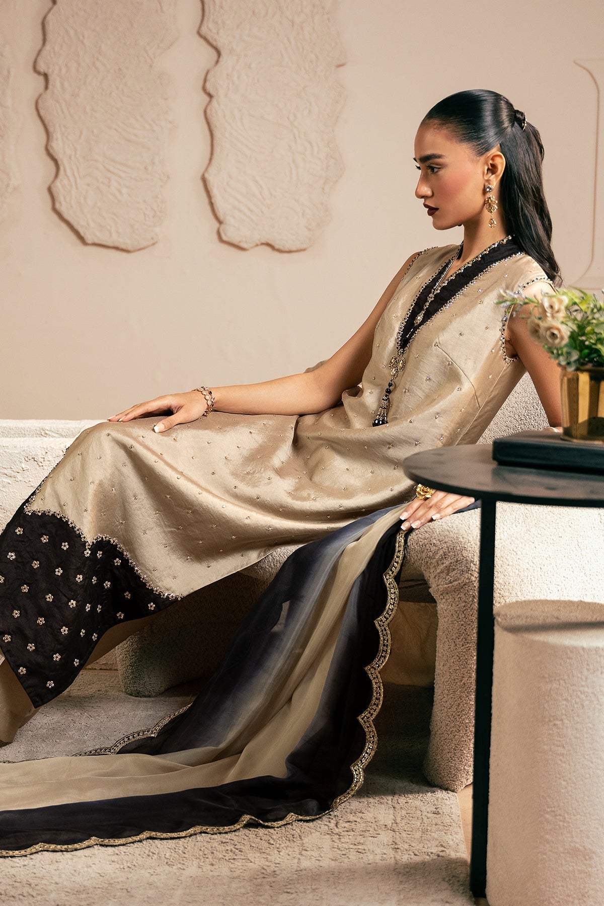Mina Kashif | Emilie Formals | Zelina by Mina Kashif - Designer Dress - Type : Formal Dress - Available at Libayah - 100% Original