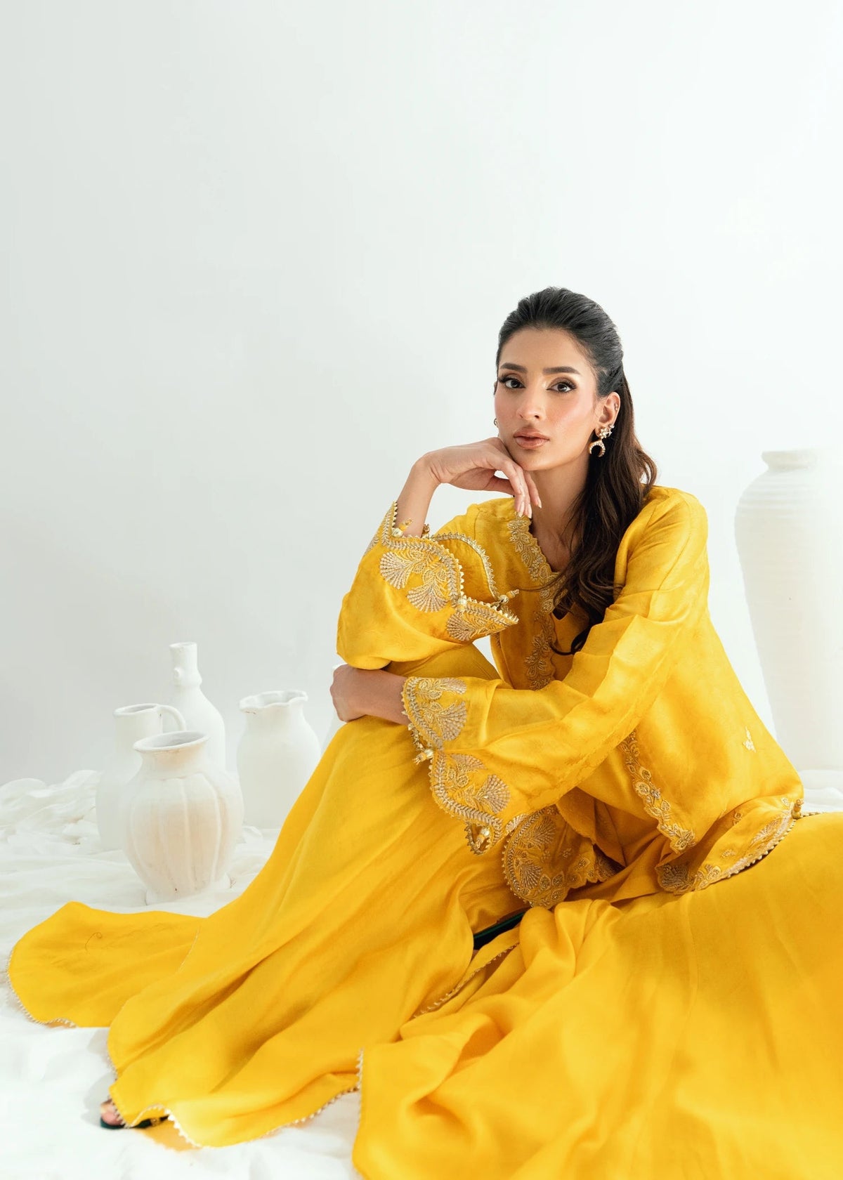 Umsha | Jardin De Luxe | Sun Veil by Umsha - Designer Dress  - Type : Ladies Clothes - Available at Libayah - 100% Original 