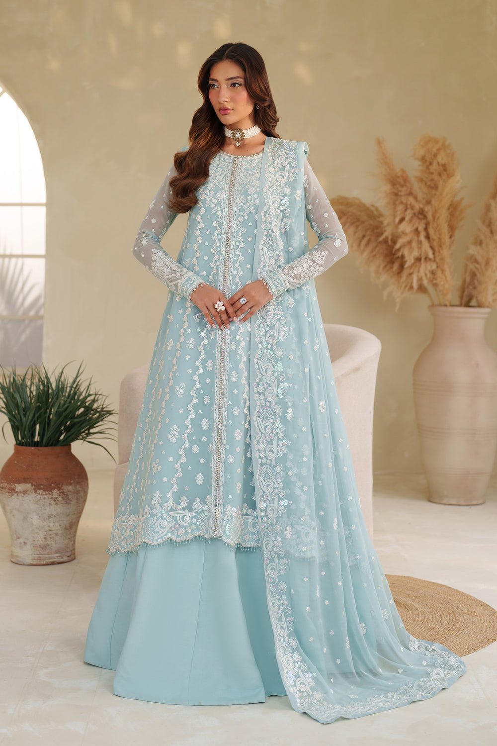 Zarif | Meesa Luxury Formals | Munaar by Zarif - Designer Dress - Type : Ladies Clothes - Available at Libayah - 100% Original 