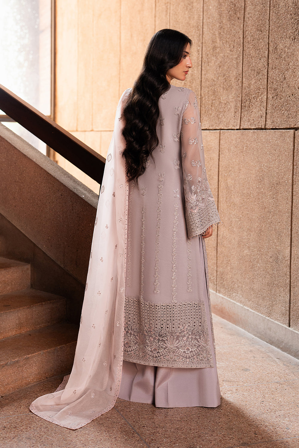 Lavish Premium | Lazawal Formals | Lavender Glow by Lavish Premium - Designer Dress  - Type : Ladies Clothes - Available at Libayah - 100% Original 