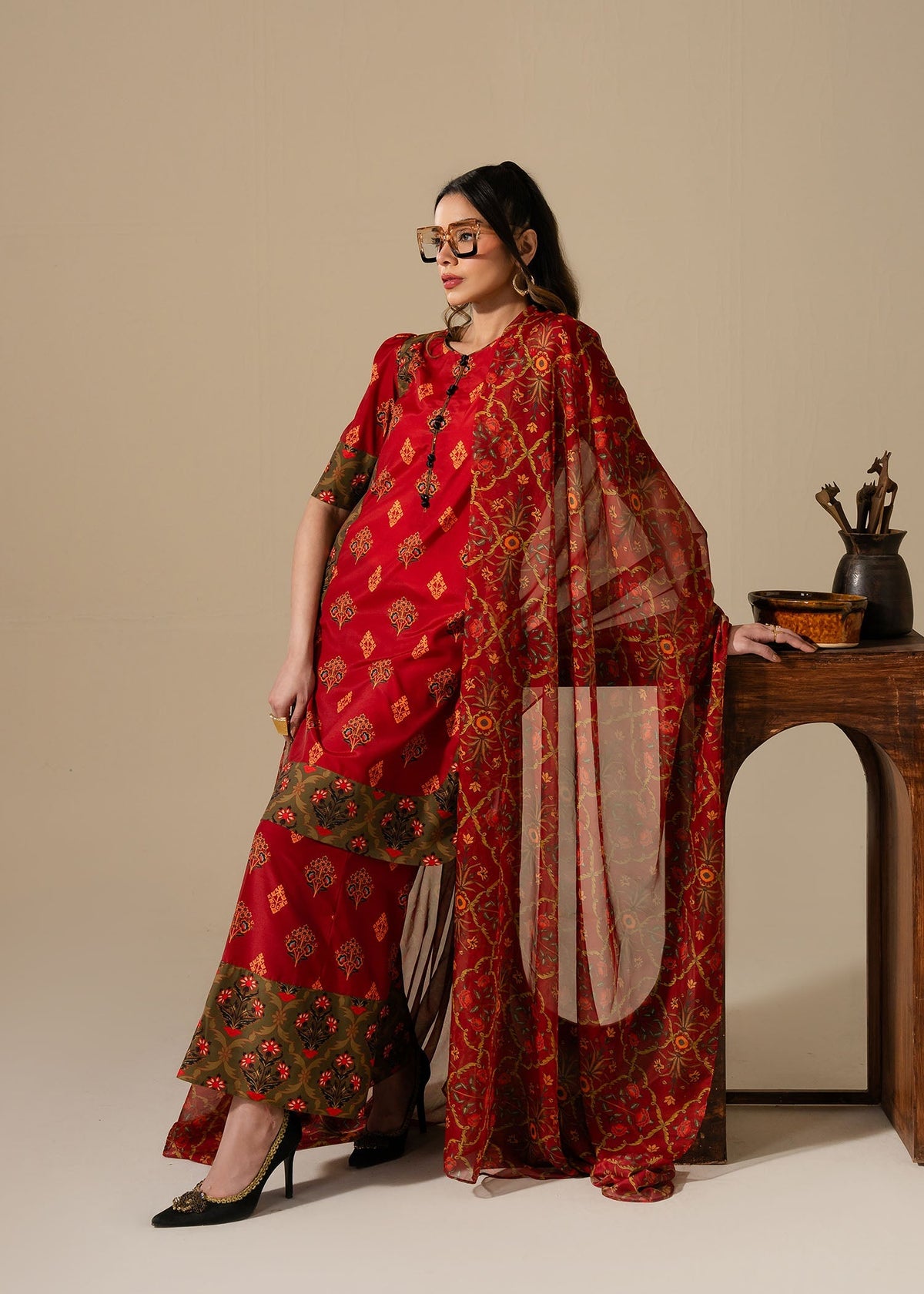 Maria Osama Khan | Retro Vol 3 | Bloom by Maria Osama Khan - Designer Dress - Type: Ladies Clothes - Available at Libayah - 100% Original