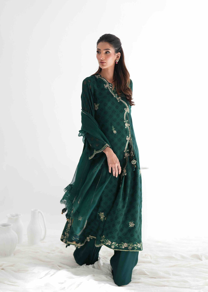 Umsha | Jardin De Luxe | Emerald Canopy by Umsha - Designer Dress  - Type : Ladies Clothes - Available at Libayah - 100% Original 