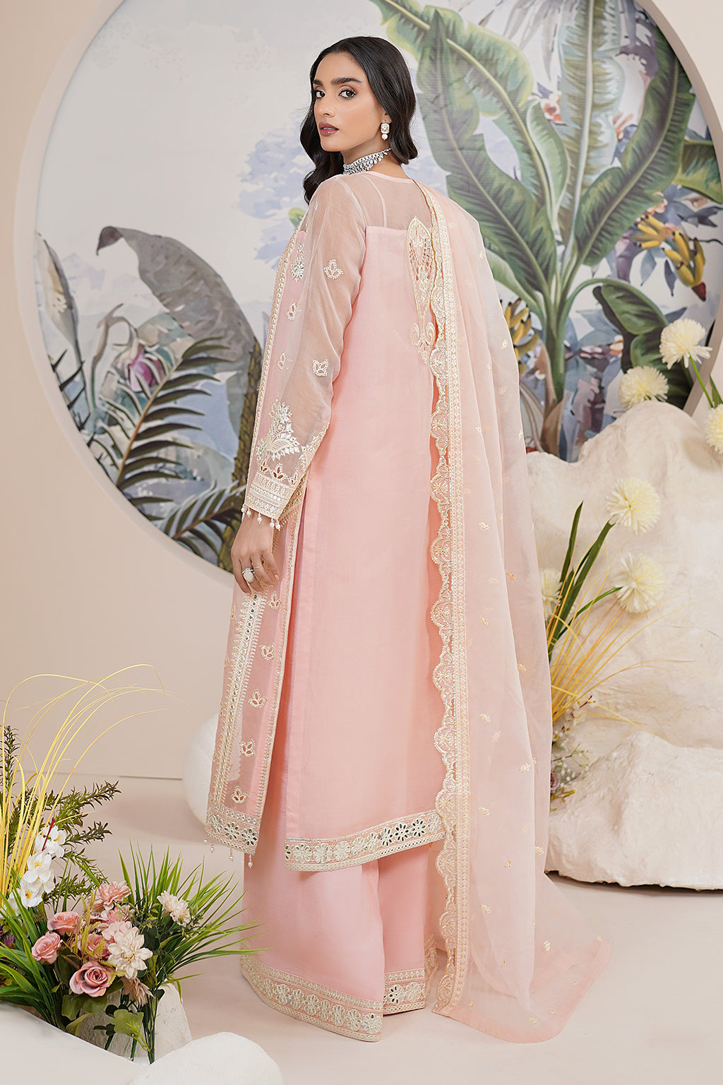 Maryams | Noir Luxe | GLIMMER-NOR-0104 by Maryams - Designer Dress - Type : Ladies Clothes - Available at Libayah - 100% Original 