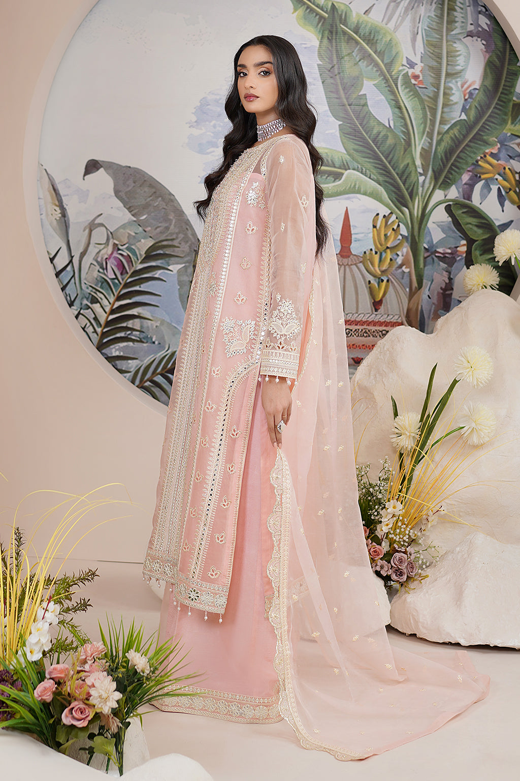 Maryams | Noir Luxe | GLIMMER-NOR-0104 by Maryams - Designer Dress - Type : Ladies Clothes - Available at Libayah - 100% Original 