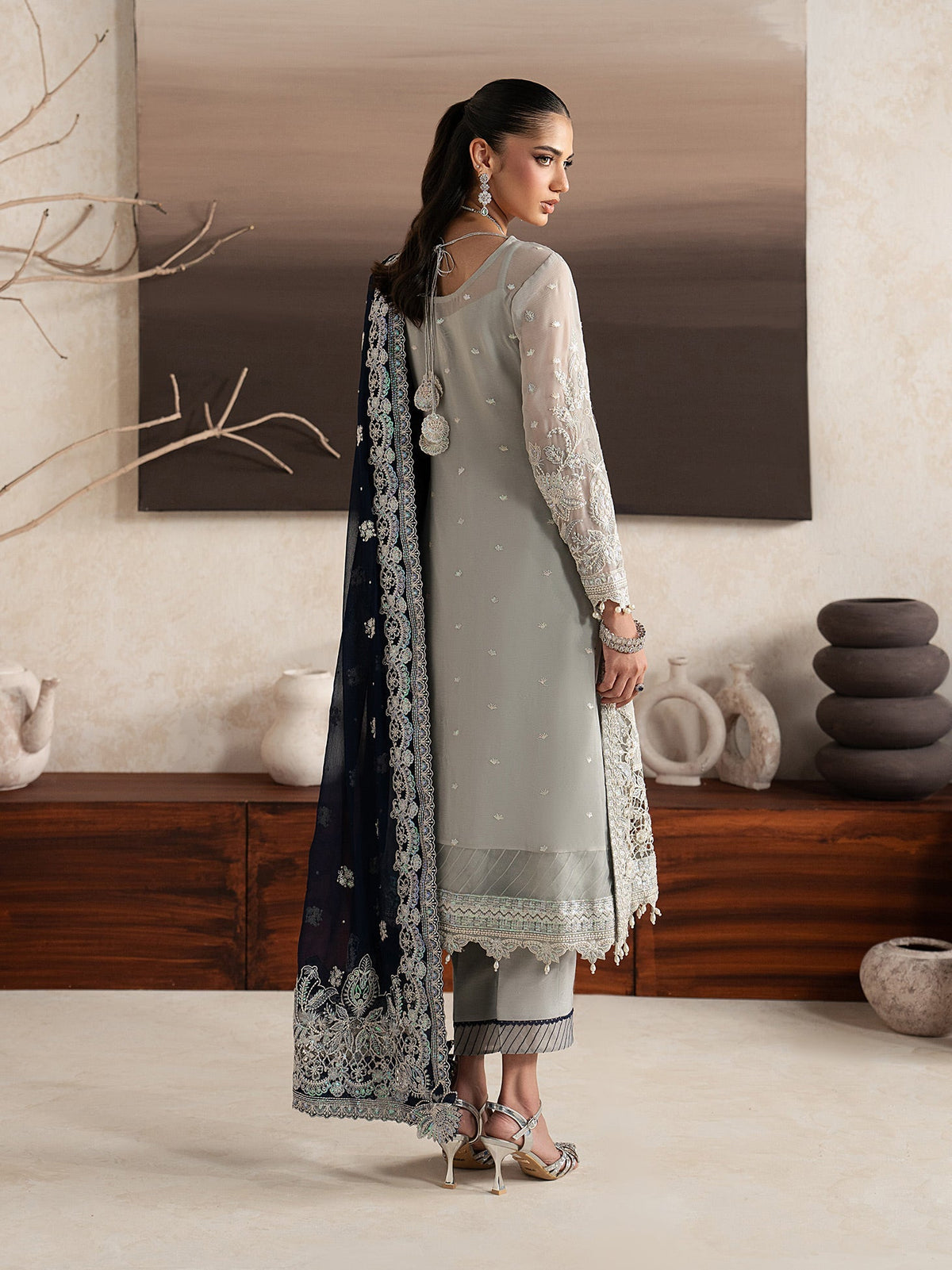Gulaal | Inaaya Embroidered Chiffon 26 | Gianna by Gulaal - Designer Dress  - Type : Ladies Clothes - Available at Libayah - 100% Original 