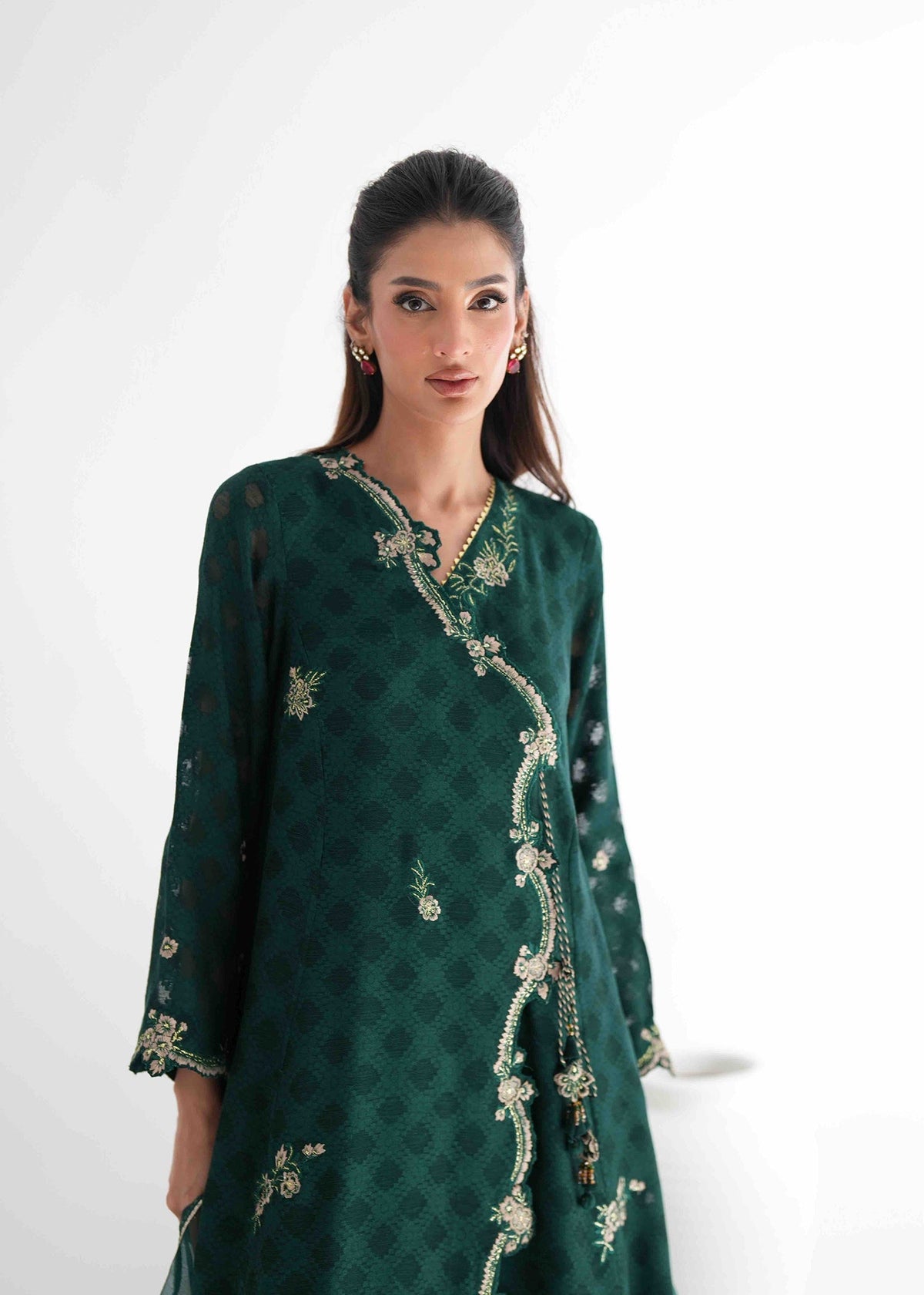 Umsha | Jardin De Luxe | Emerald Canopy by Umsha - Designer Dress  - Type : Ladies Clothes - Available at Libayah - 100% Original 
