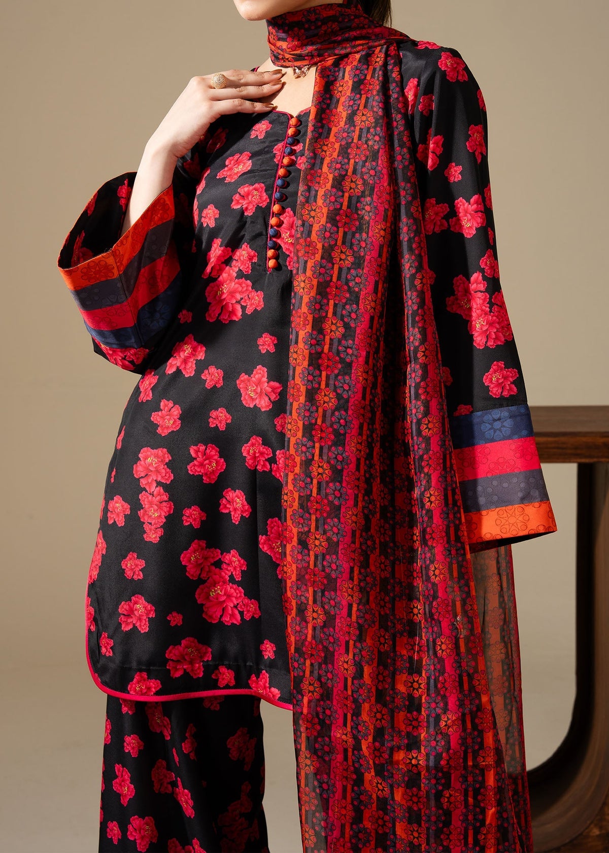 Maria Osama Khan | Retro Vol 3 | Boho by Maria Osama Khan - Designer Dress - Type: Ladies Clothes - Available at Libayah - 100% Original