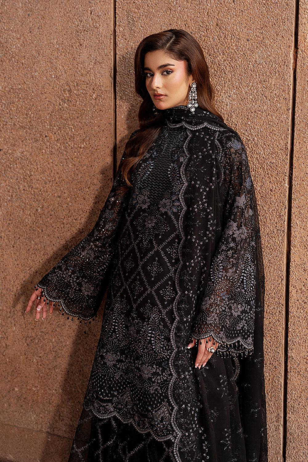 Lavish Premium | Lazawal Formals | Black Whisper by Lavish Premium - Designer Dress  - Type : Ladies Clothes - Available at Libayah - 100% Original 