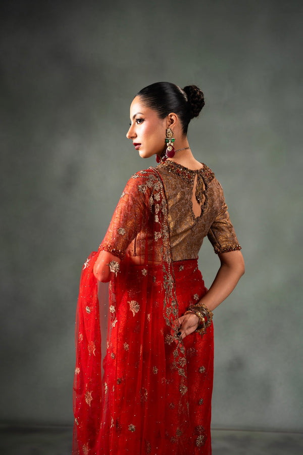 Nilofer Shahid | Mihrimah Formals | Asiye by Nilofer Shahid - Designer Dress  - Type : Ladies Clothes - Available at Libayah - 100% Original 