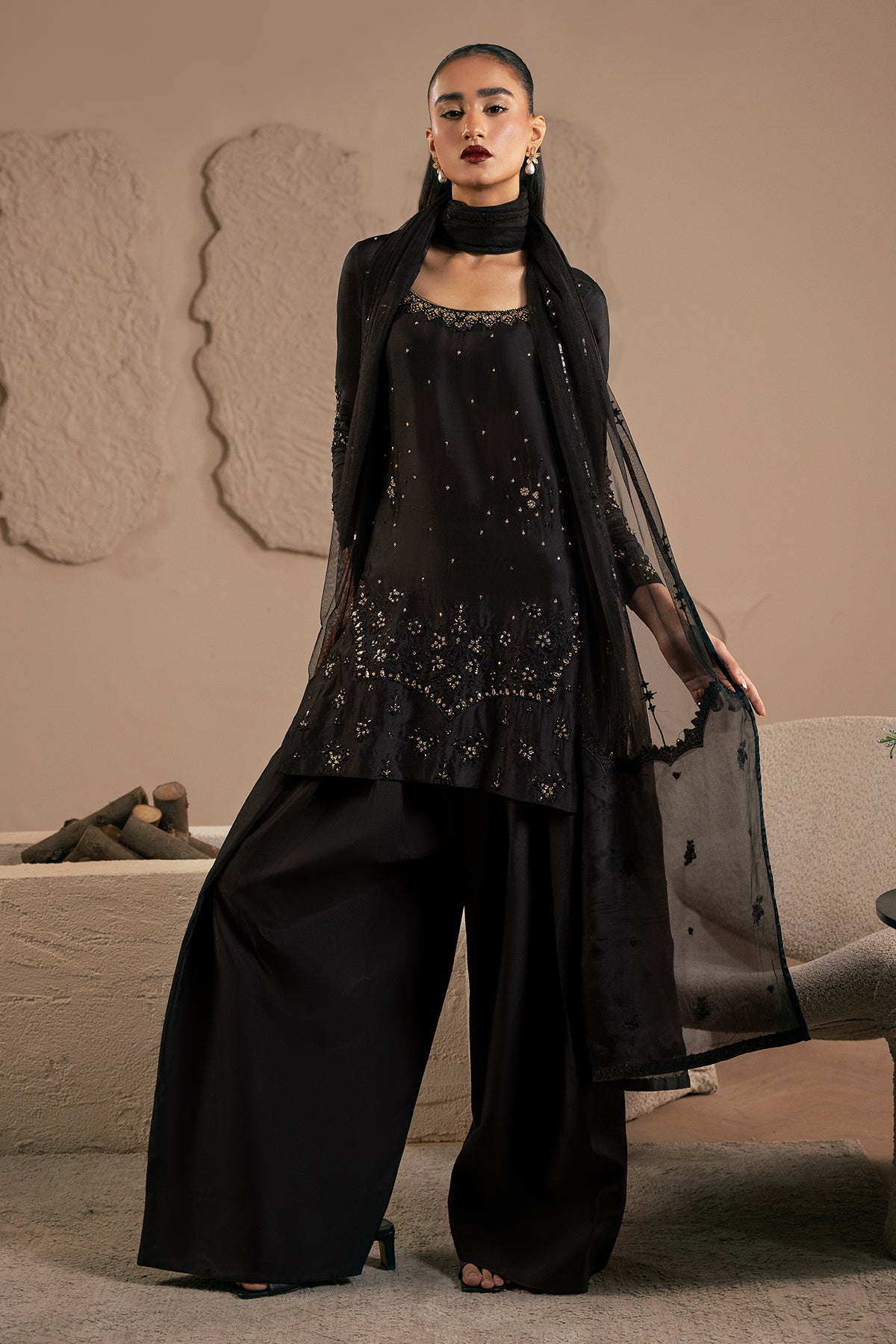 Mina Kashif | Emilie Formals | Misie by Mina Kashif - Designer Dress - Type : Formal Dress - Available at Libayah - 100% Original