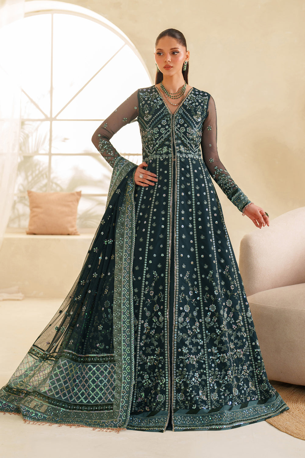 Zarif | Meesa Luxury Formals | Rimul by Zarif - Designer Dress - Type : Ladies Clothes - Available at Libayah - 100% Original 