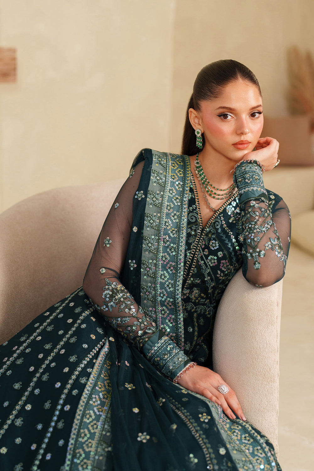 Zarif | Meesa Luxury Formals | Rimul by Zarif - Designer Dress - Type : Ladies Clothes - Available at Libayah - 100% Original 